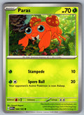 Paras Common SV: Scarlet & Violet 151 046/165 NM 2023