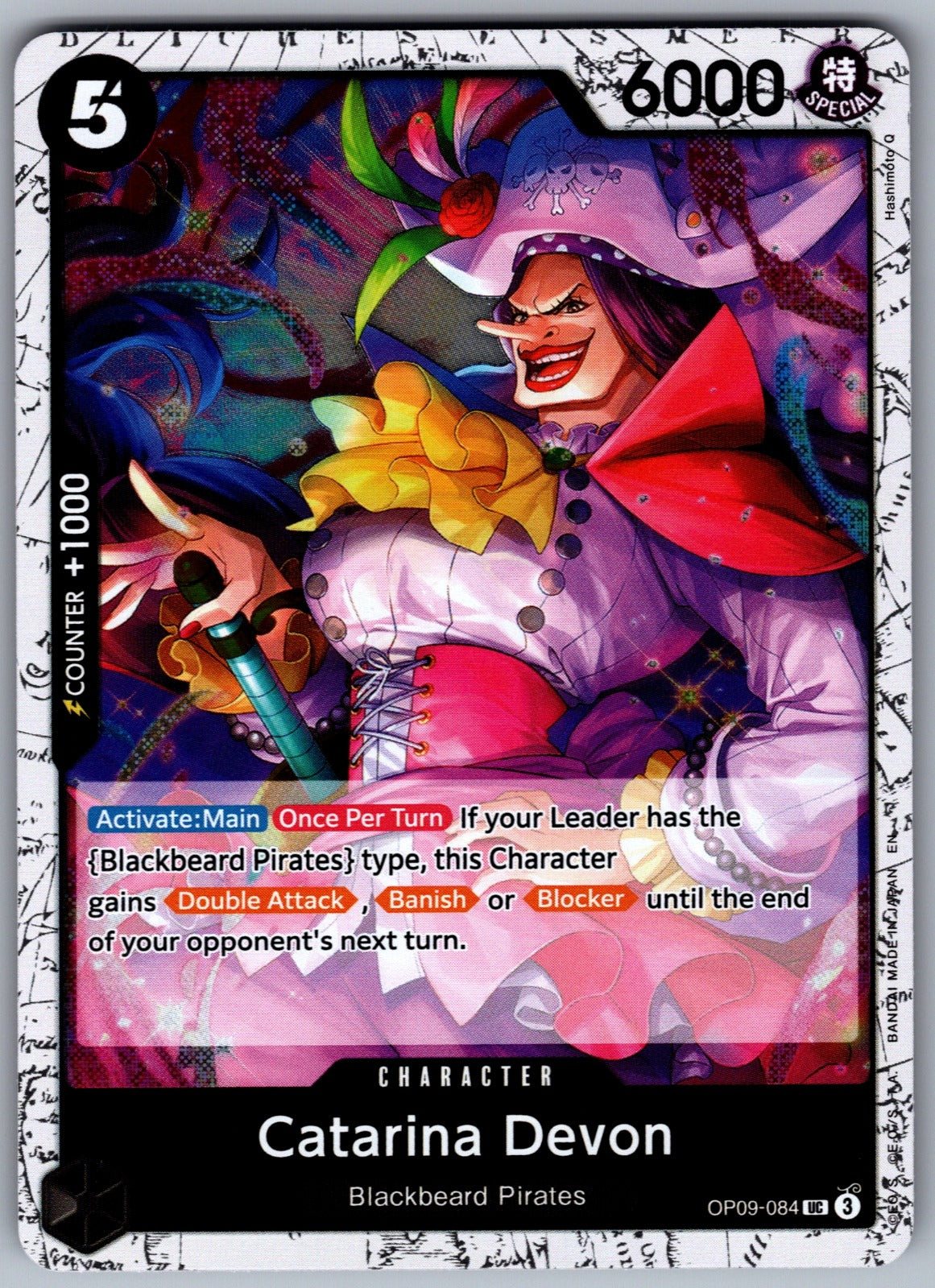 Catarina Devon (Pirate Foil) Foil UC Premium Booster -The Best- Vol. 2 OP09-084 