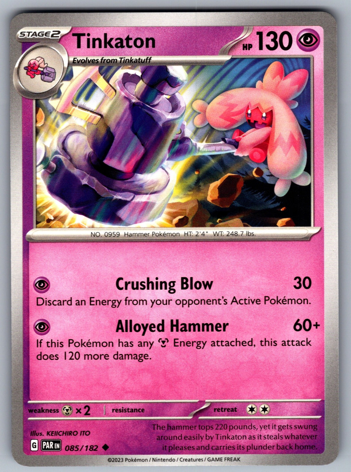 Tinkaton Uncommon SV04: Paradox Rift 085/182 NM 2023