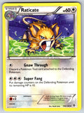 Raticate Uncommon Boundaries Crossed 105/149 LP 2012