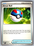 Great Ball Common SV02: Paldea Evolved 183/193 NM 2023