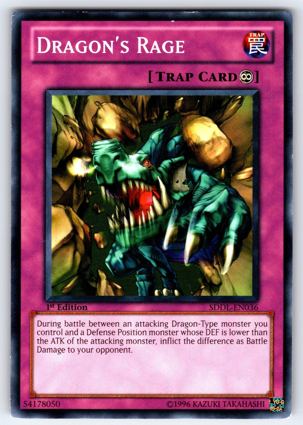 Dragon's Rage 1st Edition Common Legacy of Darkness LOD-048 HP 2017