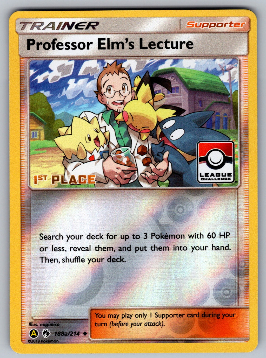 Professor Elm's Lecture - (League Challenge) [1st Place] Reverse Holo Promo Leag