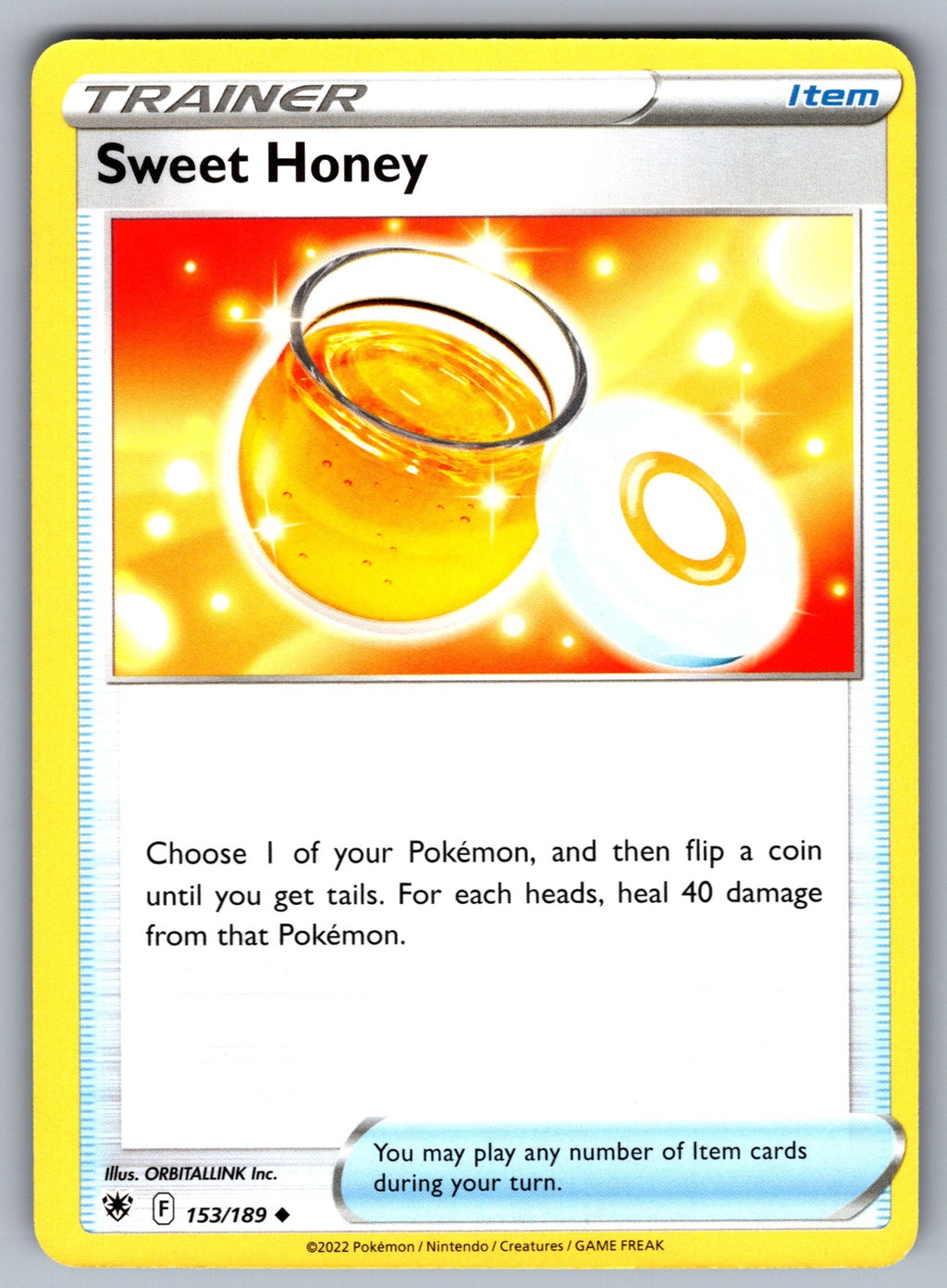 Sweet Honey Uncommon SWSH10: Astral Radiance 153/189 NM 2022