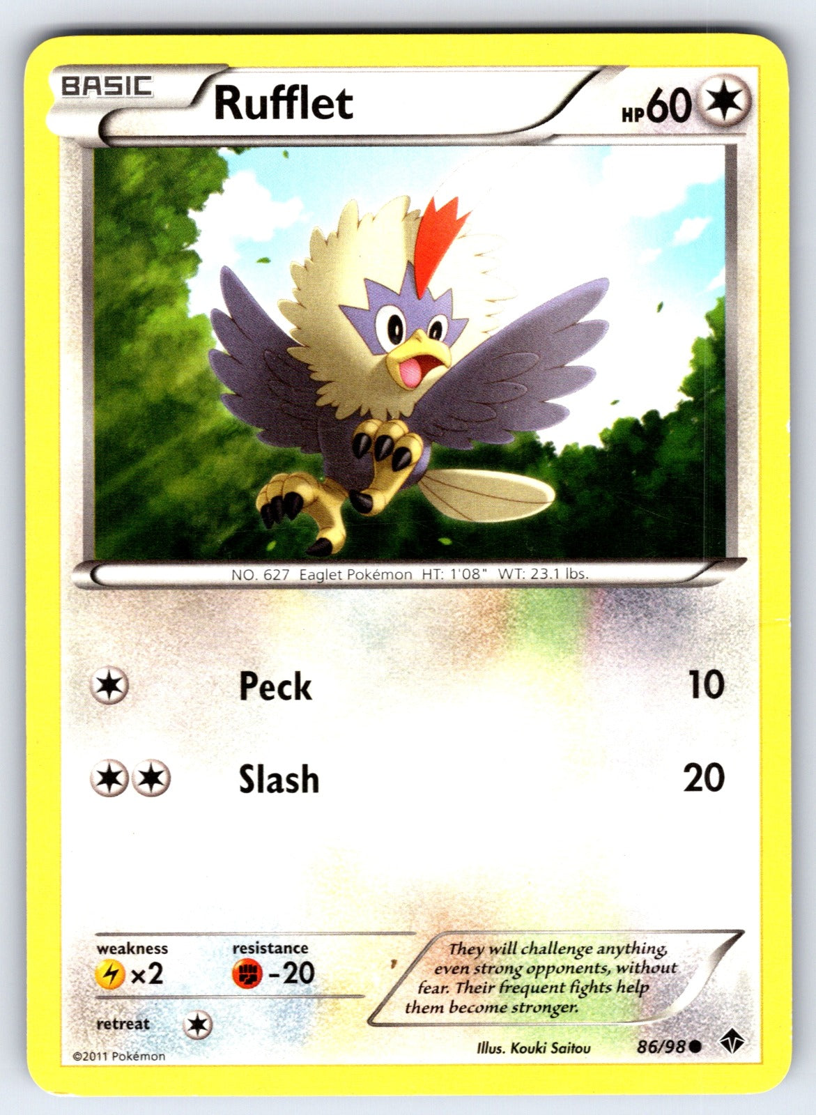 Rufflet (86) Common Emerging Powers 86/98 LP 2011
