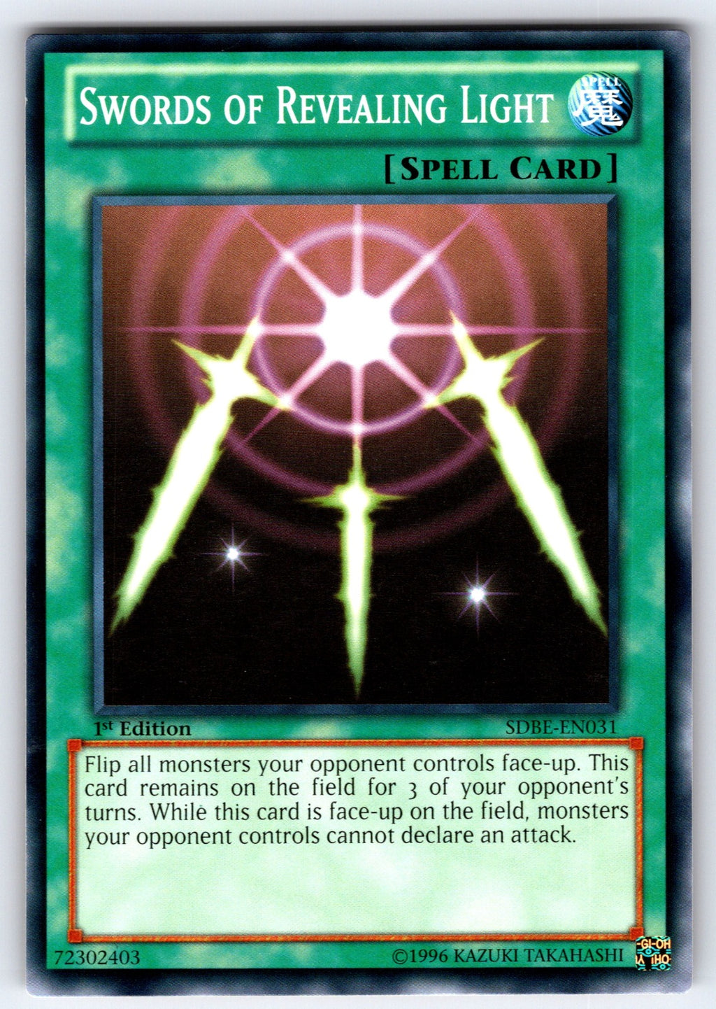 Swords of Revealing Light 1st Edition Common Structure Deck: Saga of Blue-Eyes W