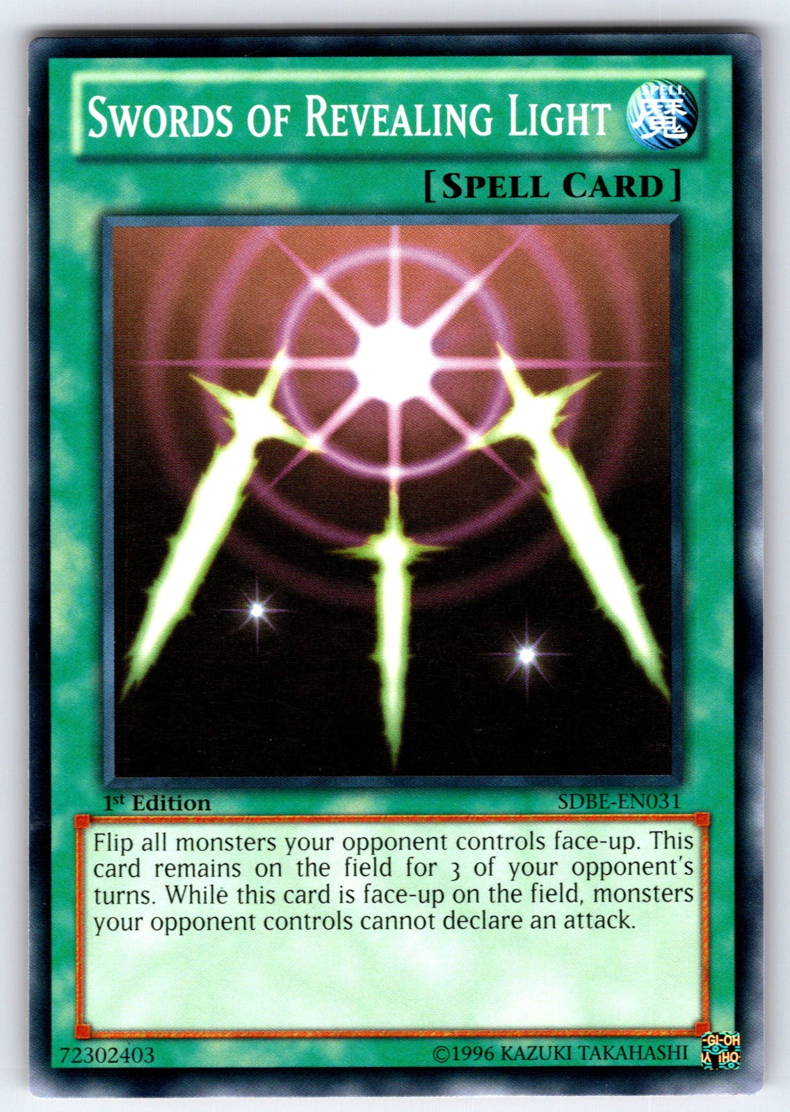 Swords of Revealing Light 1st Edition Common Structure Deck: Saga of Blue-Eyes W