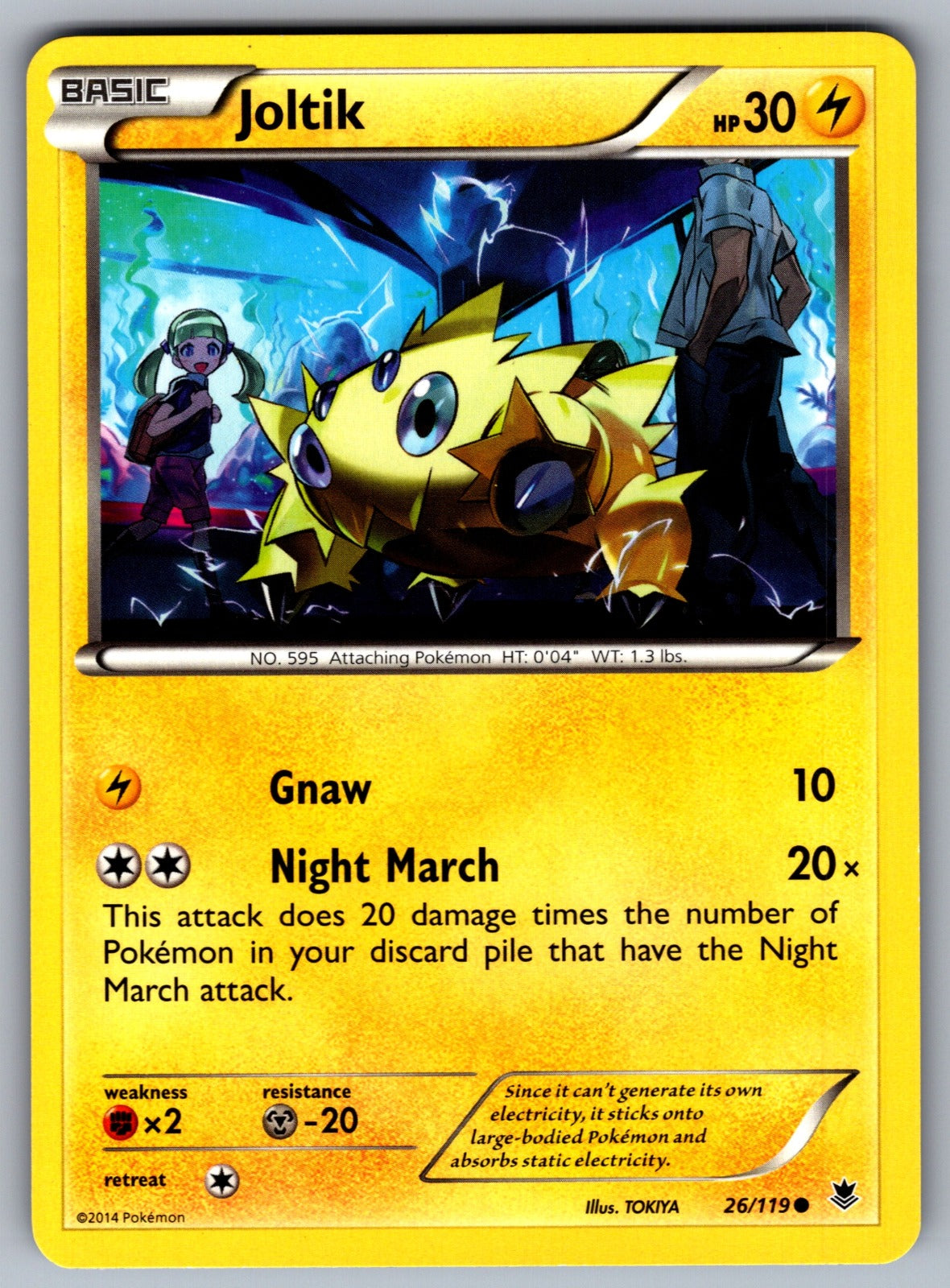 Joltik Common XY - Phantom Forces 26/119 LP 2014