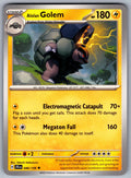Alolan Golem Uncommon SV09: Journey Together 046/159 NM 2025
