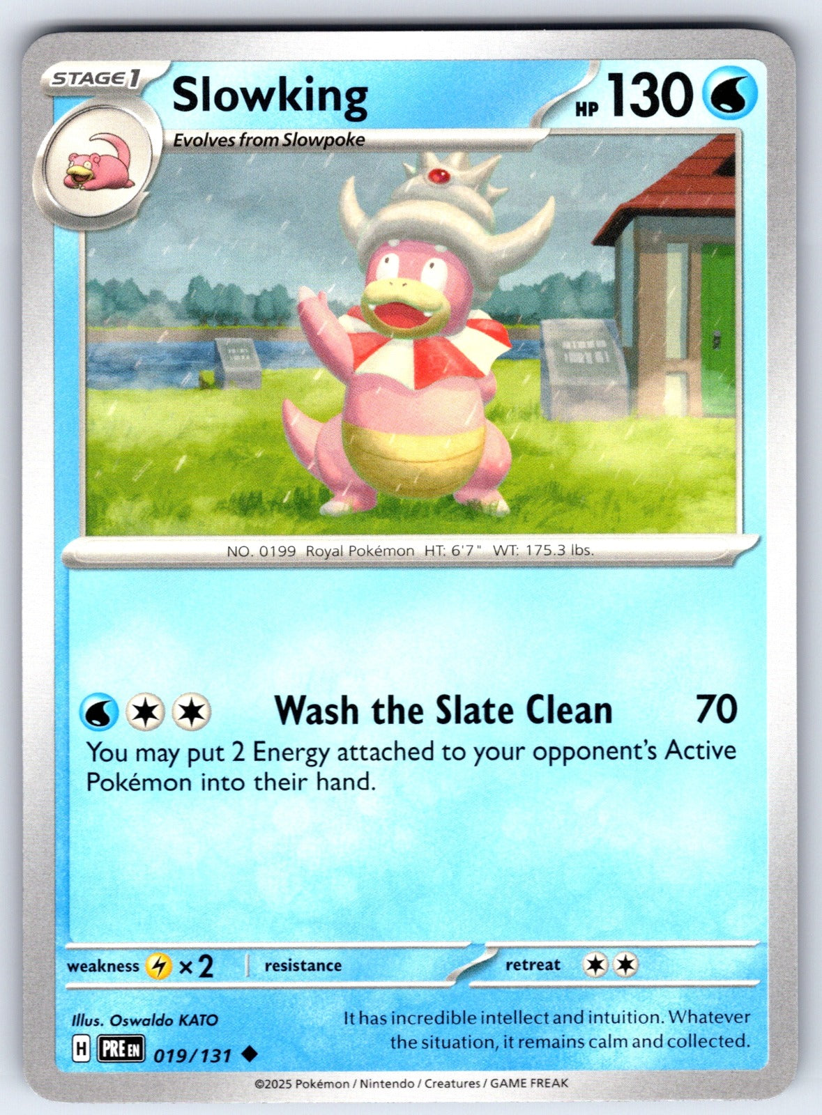 Slowking Uncommon SV: Prismatic Evolutions 019/131 NM 2025
