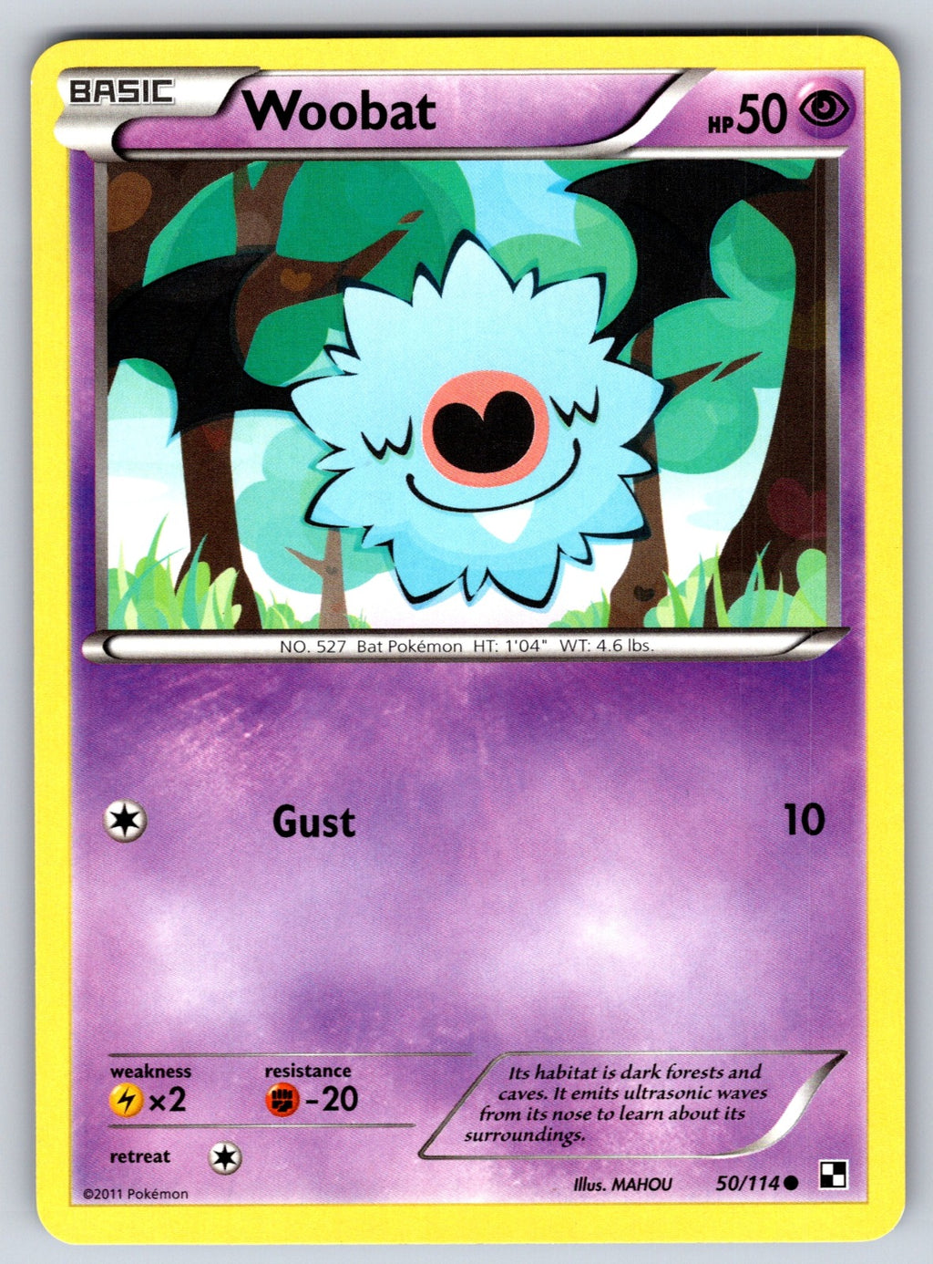 Woobat Common Black and White 50/114 LP 2011