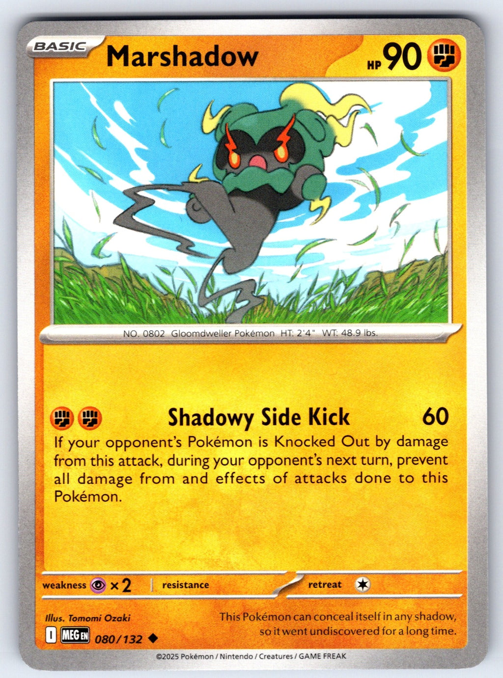 Marshadow Uncommon ME01: Mega Evolution 080/132 NM 2025