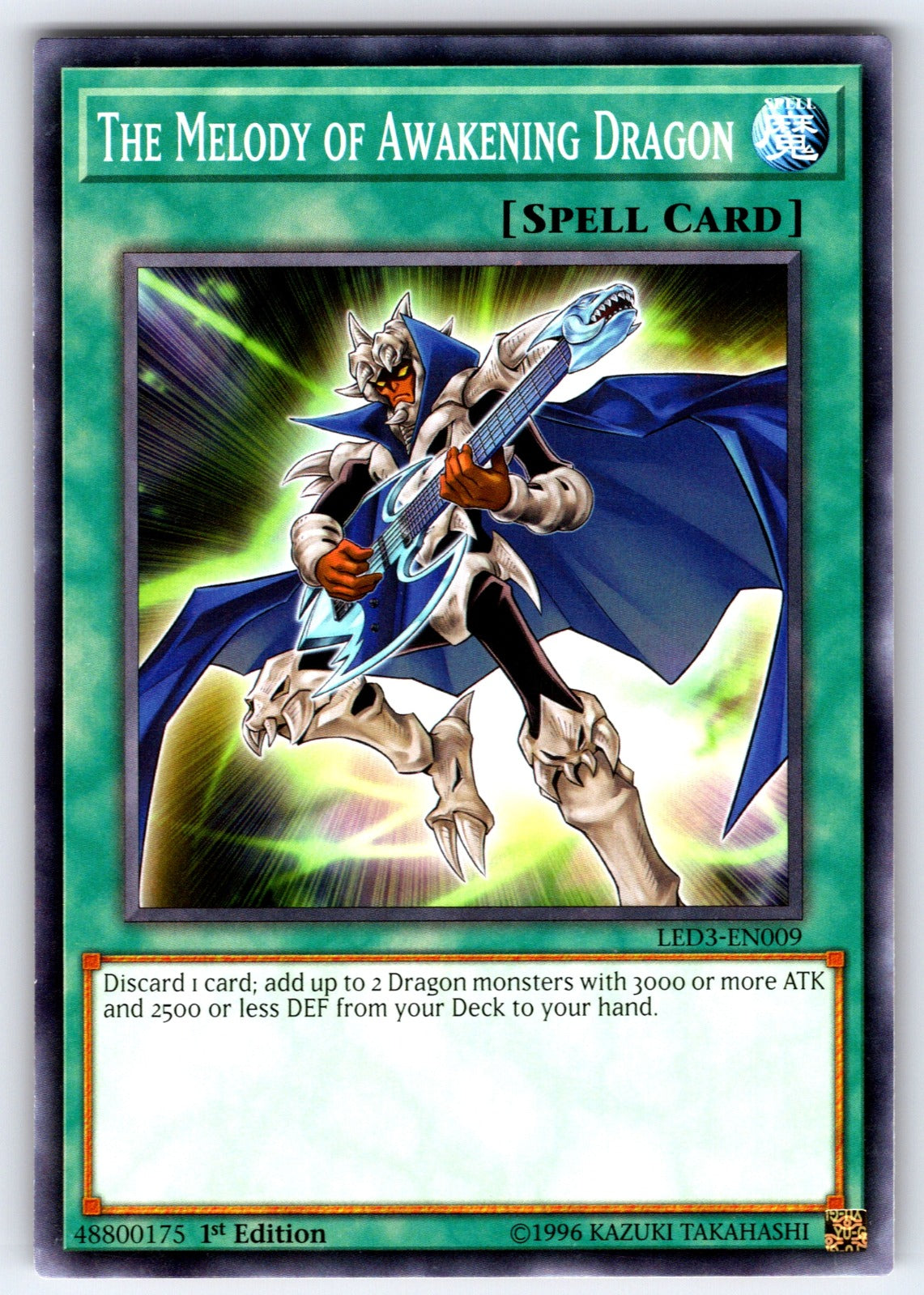 The Melody of Awakening Dragon 1st Edition Common Legendary Duelists: White Drag