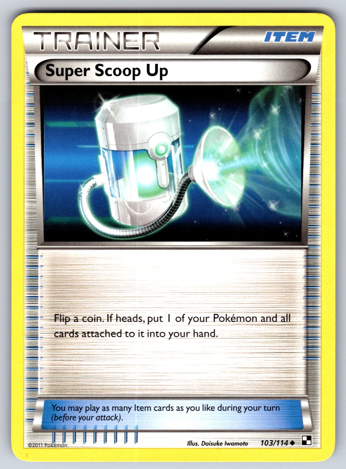 Super Scoop Up Uncommon Black and White 103/114 LP 2011
