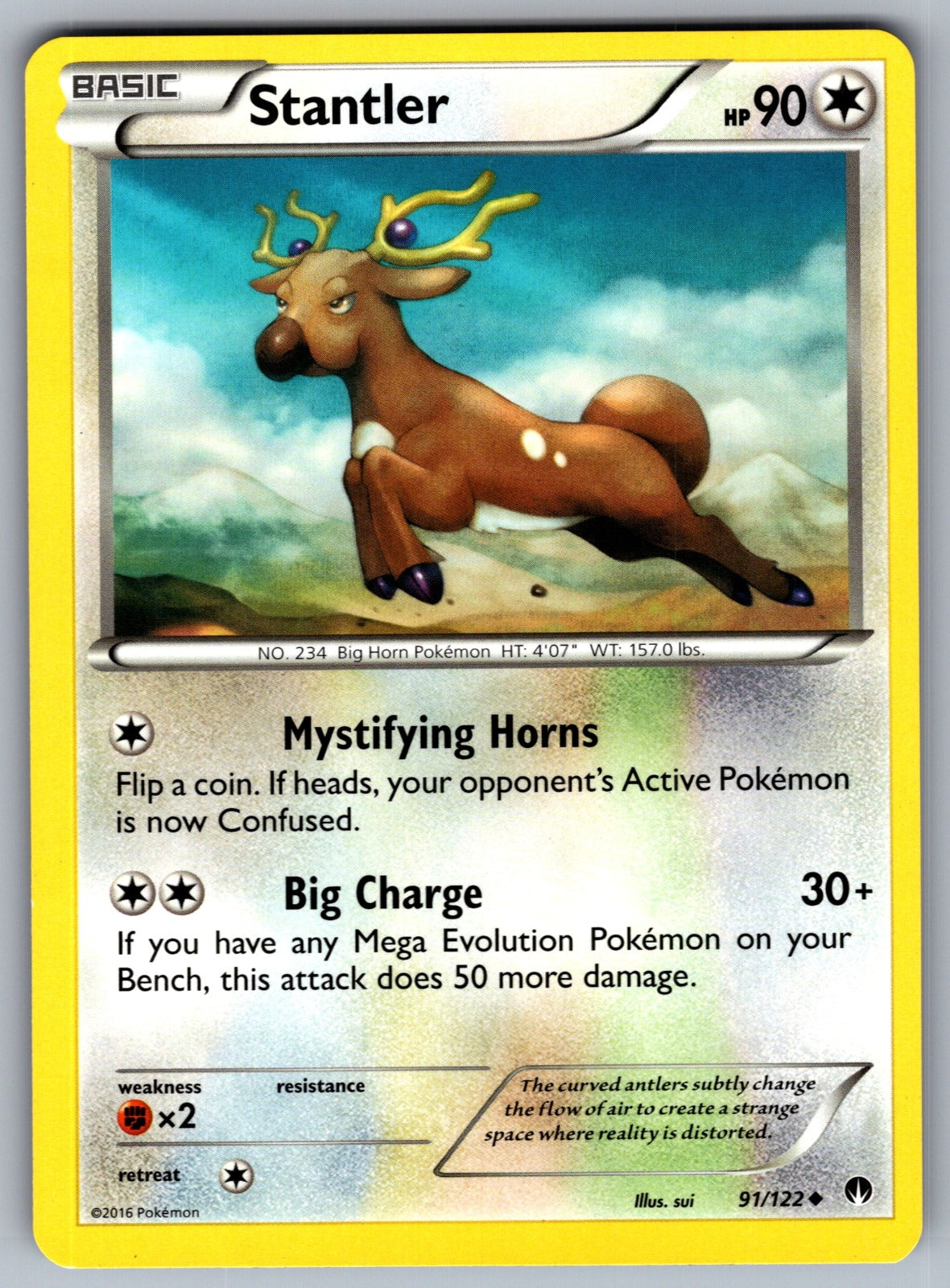Stantler Uncommon XY - BREAKpoint 91/122 LP 2016