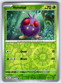Venonat Reverse Holo Common SV: Scarlet & Violet 151 048/165 NM 2023