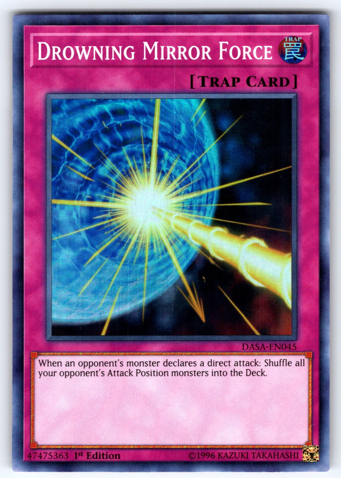 Drowning Mirror Force Unlimited Super Rare Dark Saviors DASA-EN045 NM 2018