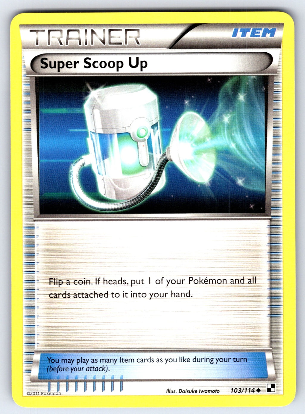 Super Scoop Up Uncommon Black and White 103/114 LP 2011