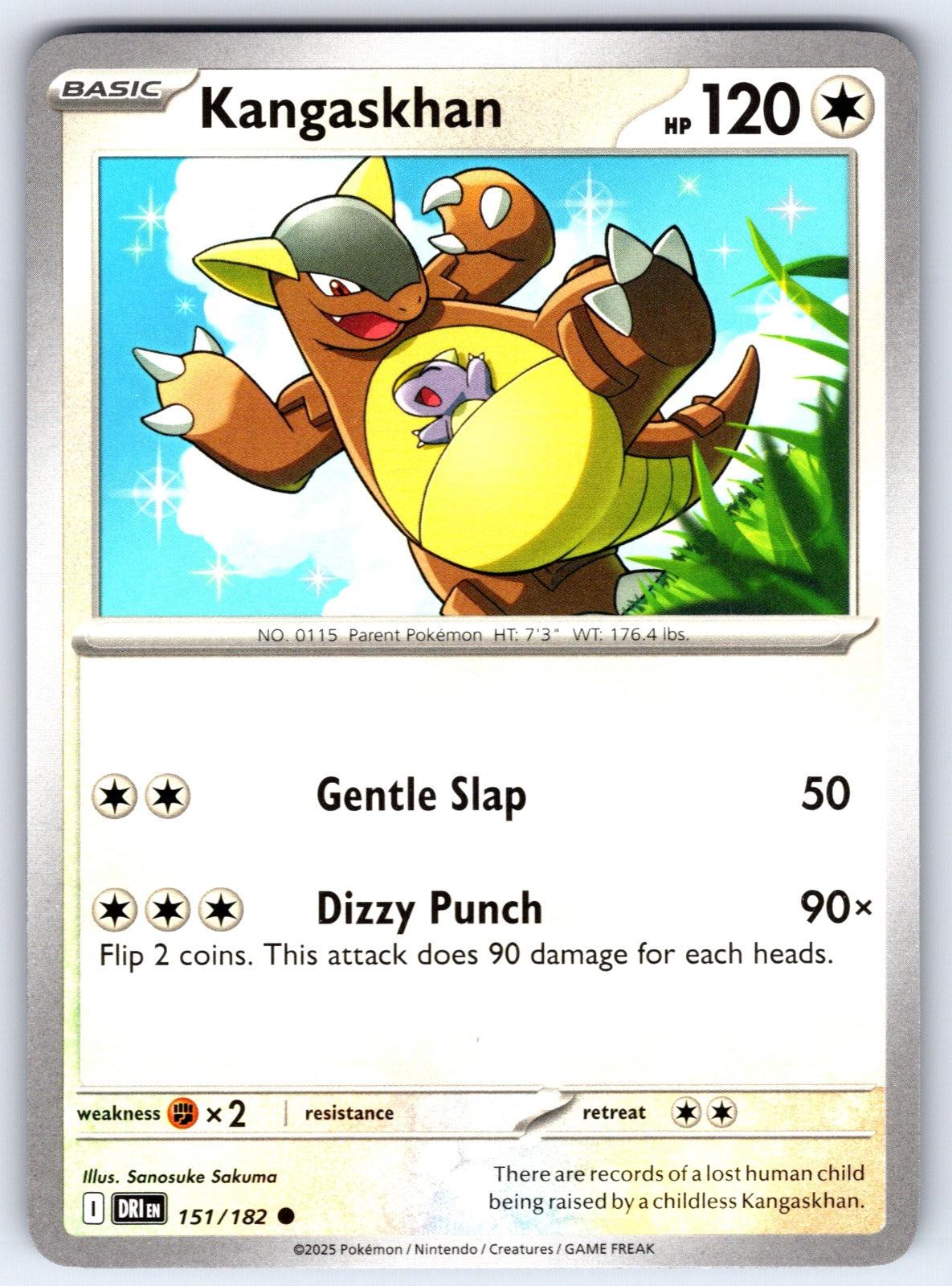 Kangaskhan Common SV10: Destined Rivals 151/182 NM 2025