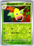 Weepinbell Reverse Holo Common SV: Scarlet & Violet 151 070/165 NM 2023