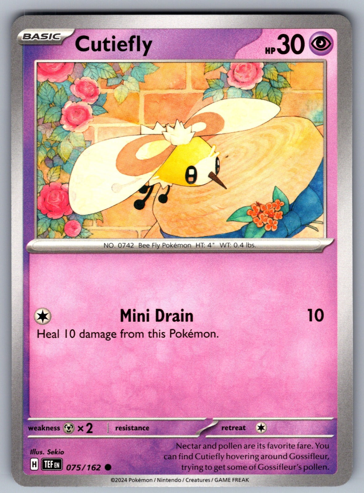 Cutiefly Common SV05: Temporal Forces 075/162 NM 2024