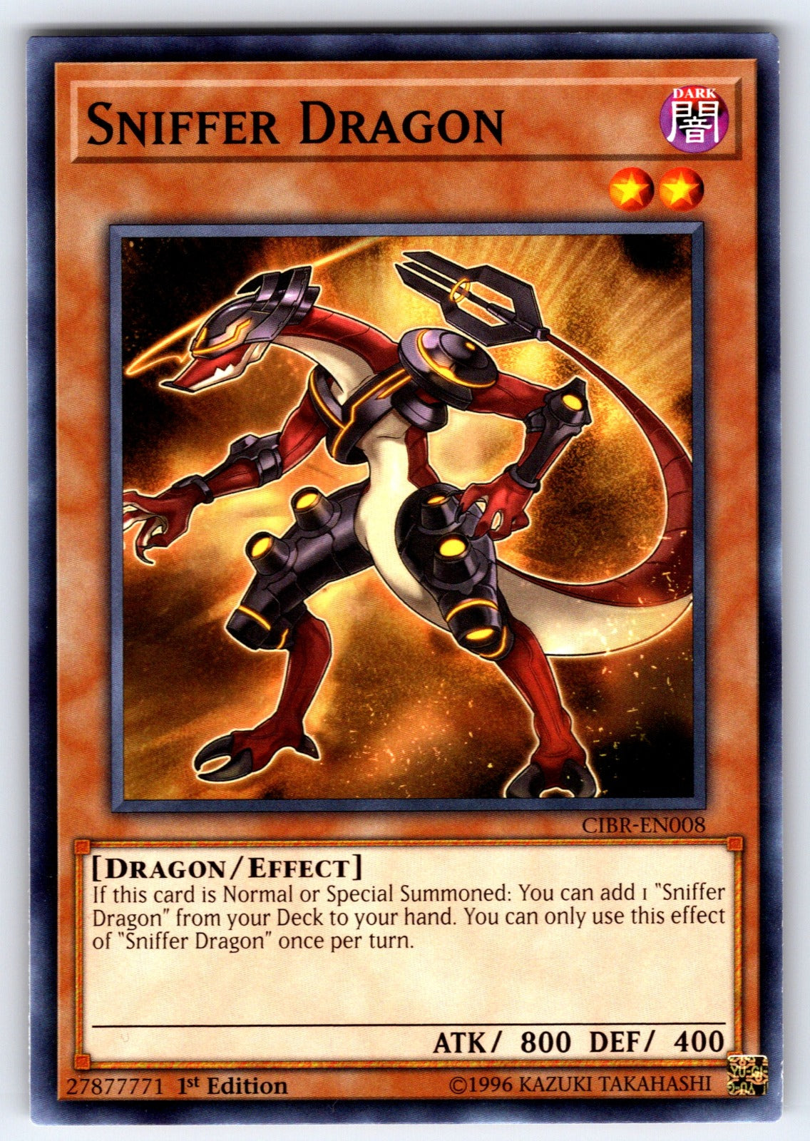 Sniffer Dragon 1st Edition Common 2018 Mega-Tins Mega Pack MP18-EN109 LP 2018