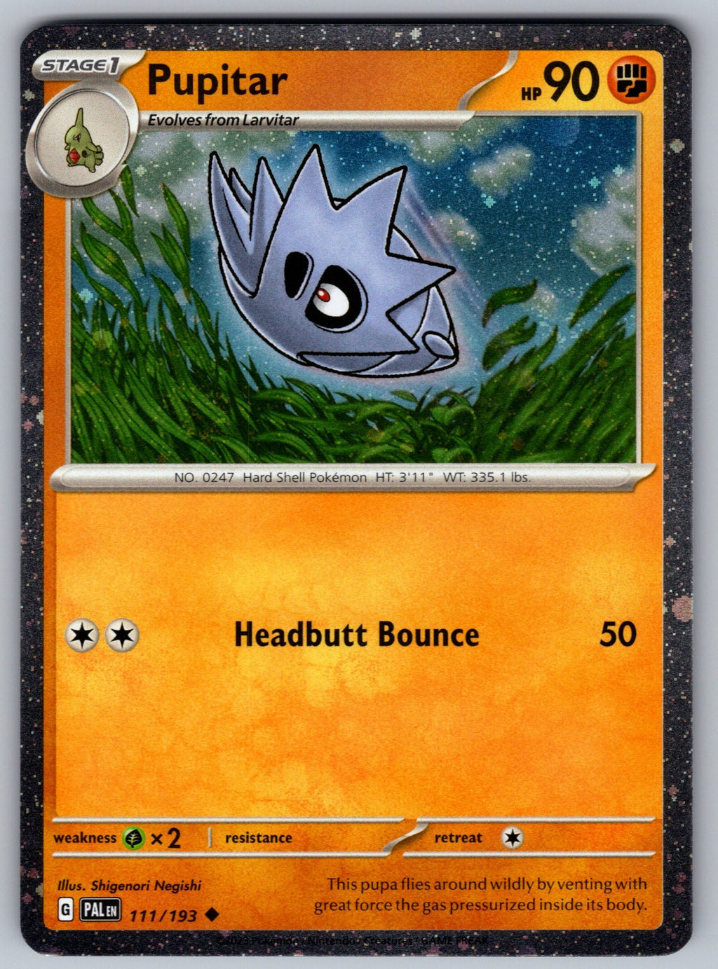 Pupitar Uncommon SV02: Paldea Evolved 111/193 NM 2023