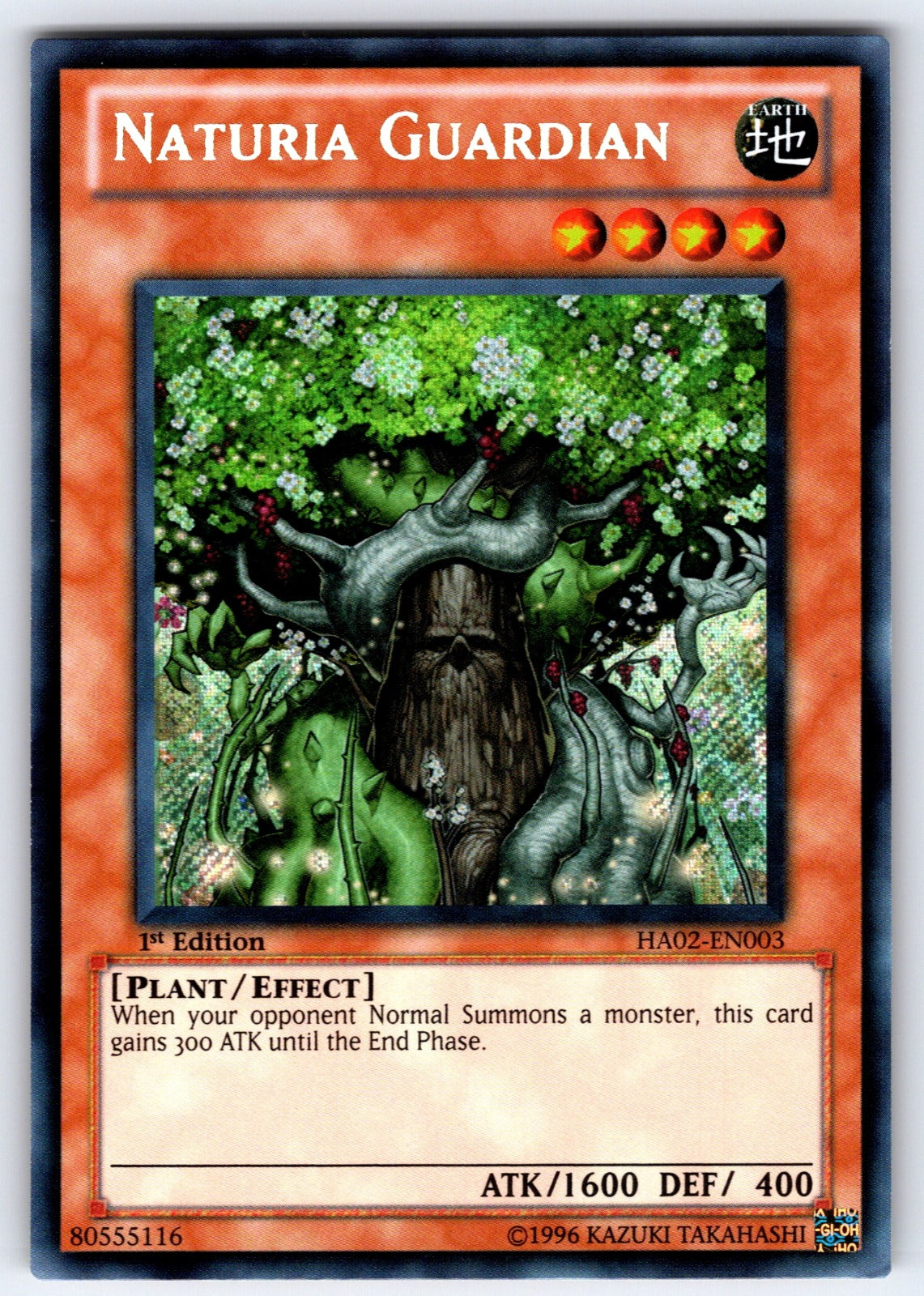 Naturia Guardian Unlimited Secret Rare Hidden Arsenal 2 HA02-EN003 NM 2010