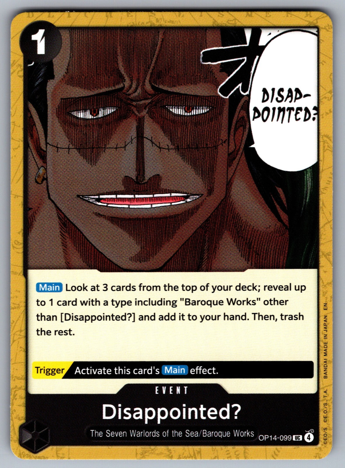 Disappointed? UC The Azure Sea's Seven OP14-099 NM 2026