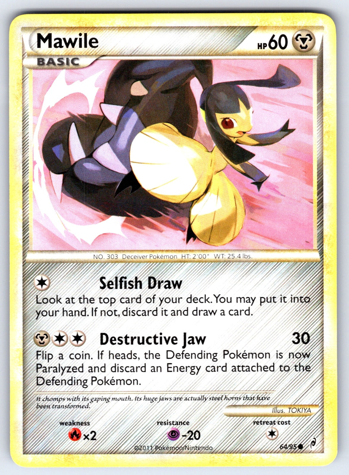 Mawile Common Call of Legends 64/95 LP 2011