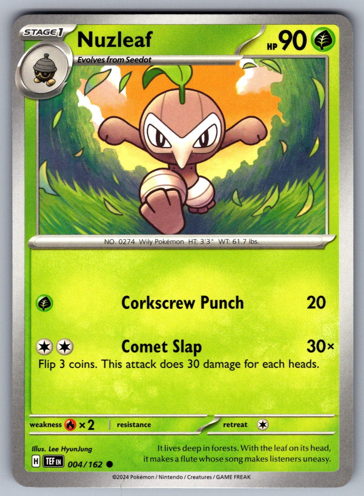 Nuzleaf Common SV05: Temporal Forces 004/162 NM 2024