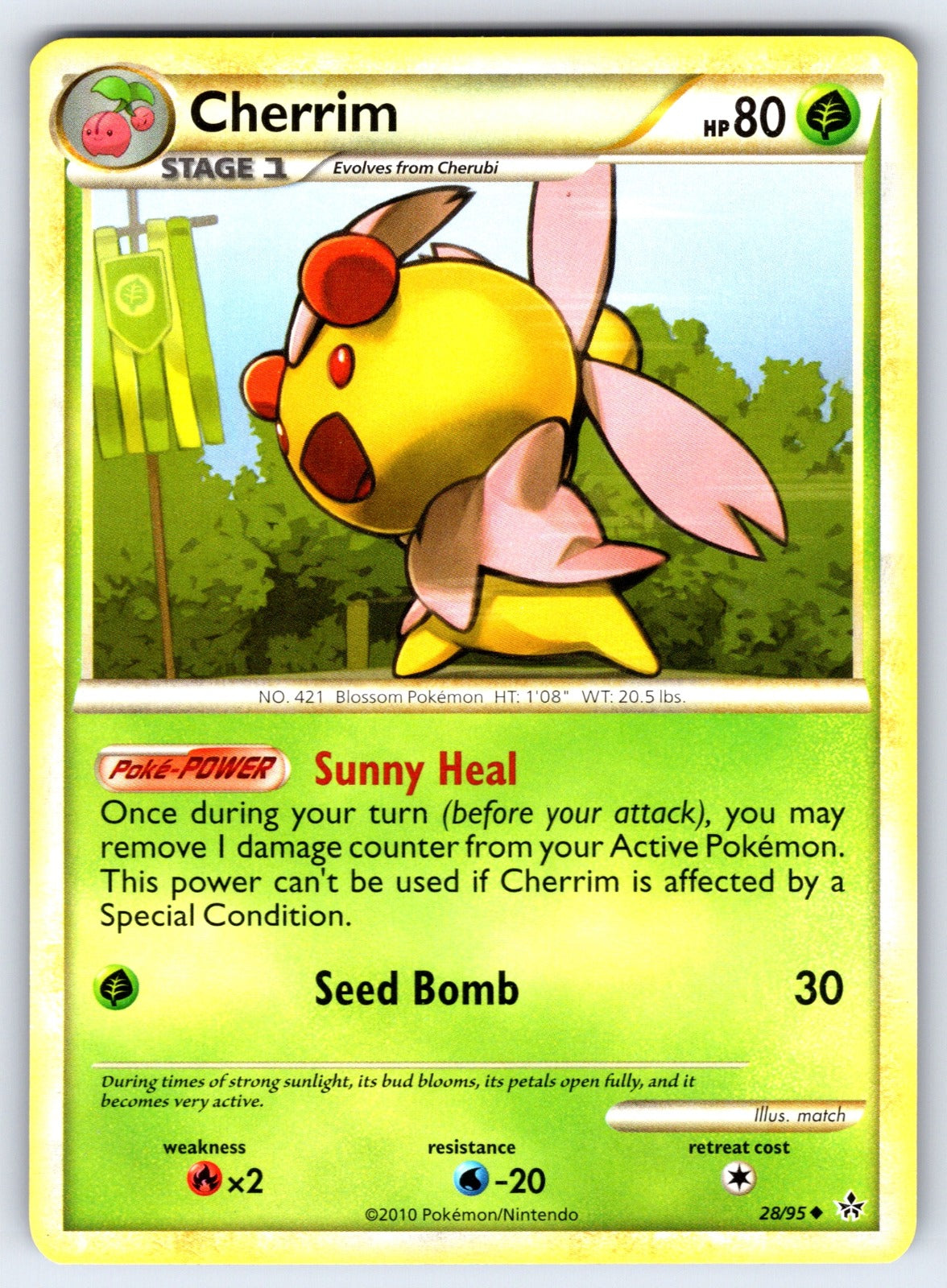 Cherrim Uncommon Unleashed 28/95 LP 2010