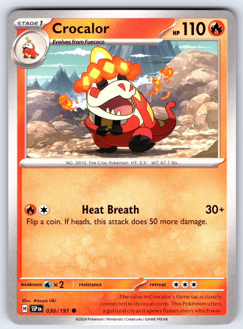 Crocalor Common SV08: Surging Sparks 030/191 LP 2024