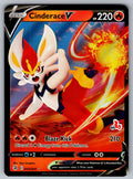 Cinderace V (43) Holo Ultra Rare SWSH08: Fusion Strike 043/264 NM 2021