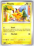Pikachu Common SV02: Paldea Evolved 062/193 NM 2023