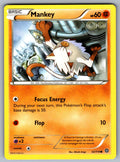 Mankey Common XY - Steam Siege 52/114 NM 2016