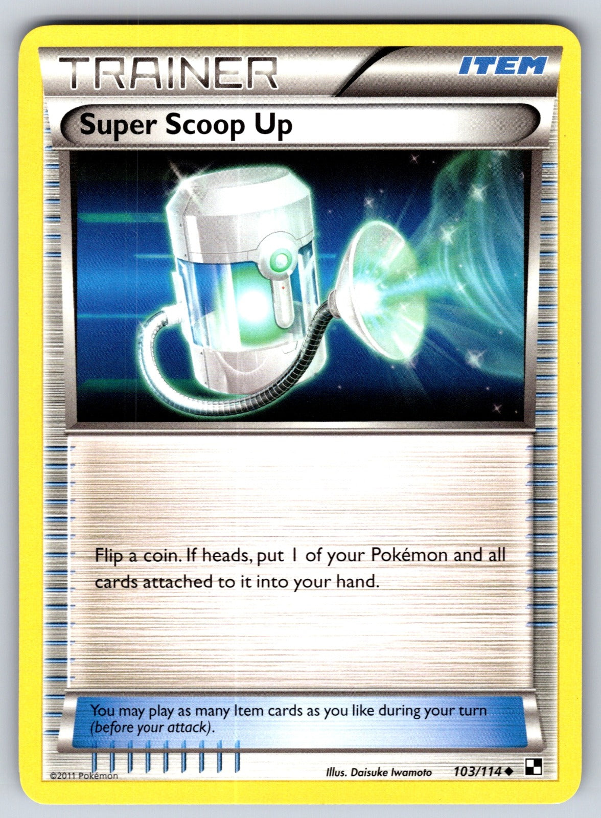 Super Scoop Up Uncommon Black and White 103/114 LP 2011