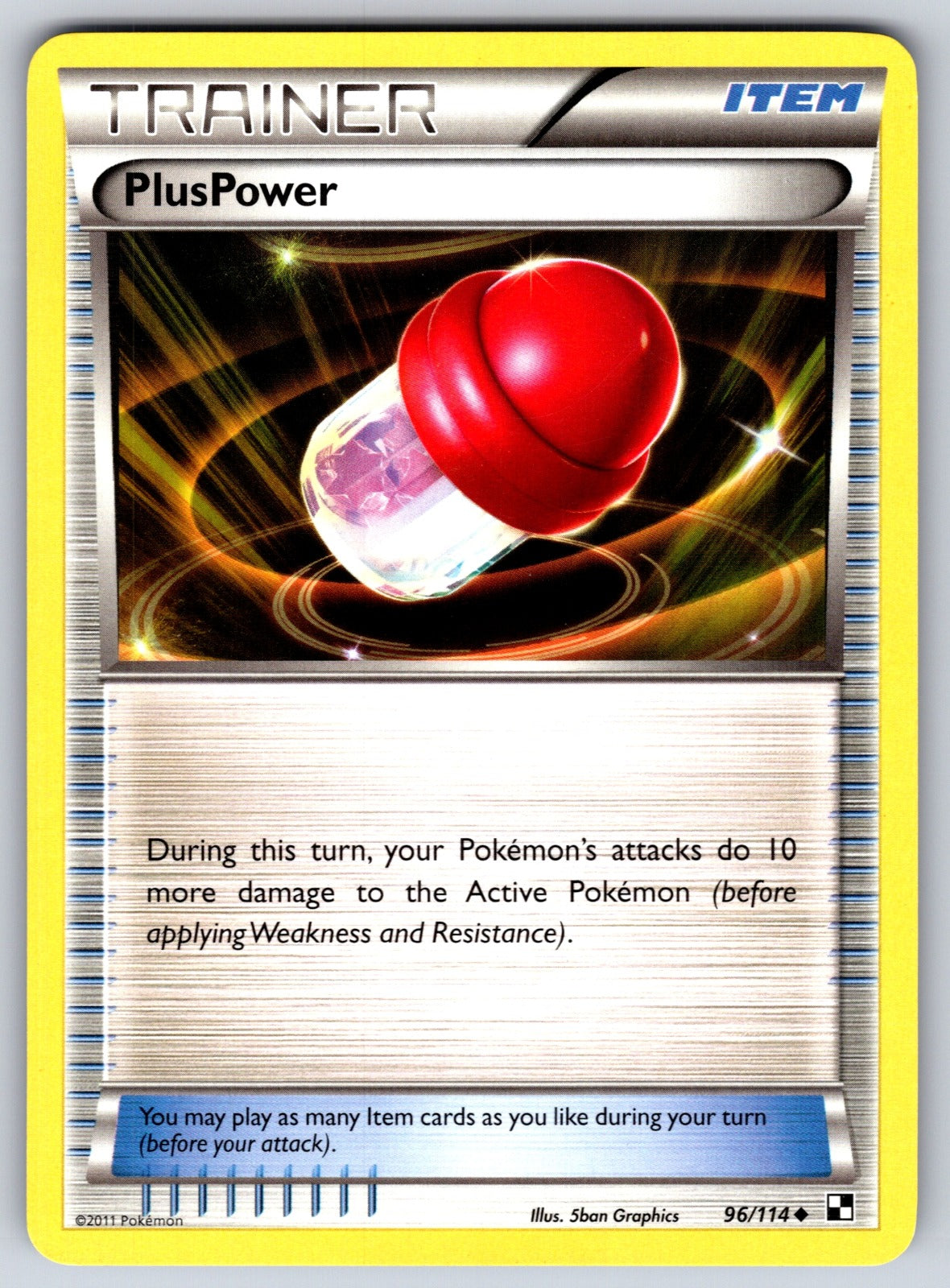 PlusPower Uncommon Black and White 96/114 LP 2011