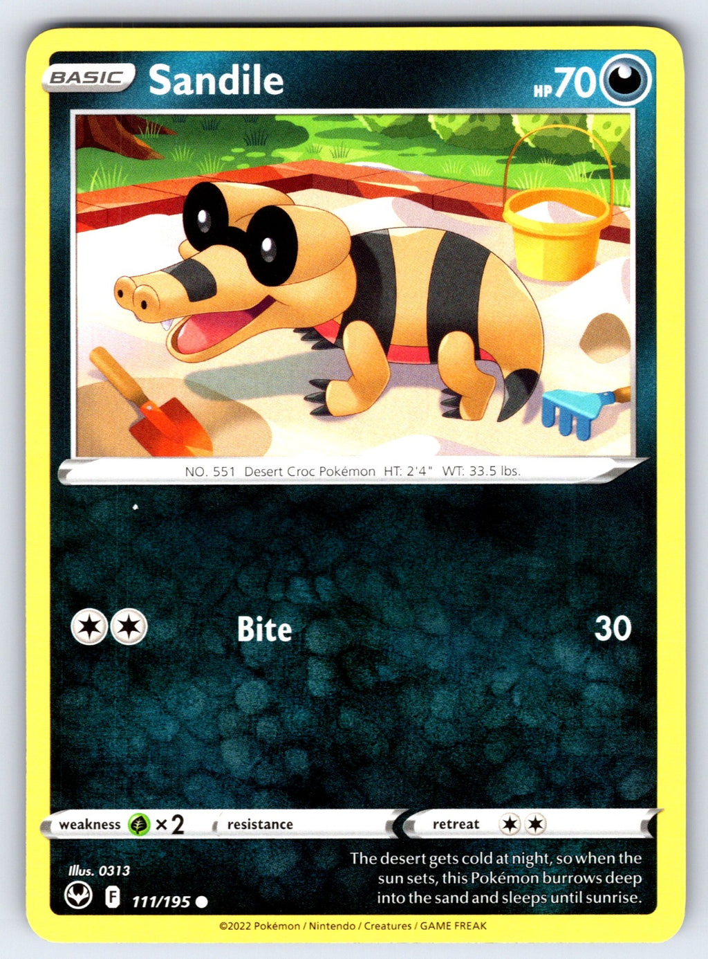 Sandile Common SWSH12: Silver Tempest 111/195 LP 2022