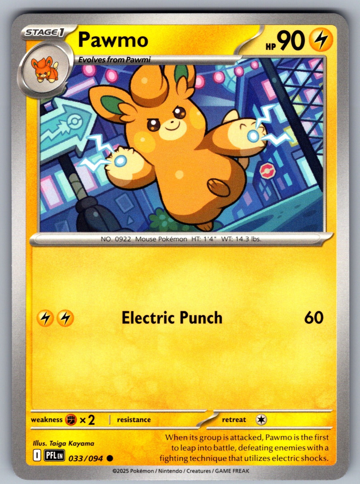 Pawmo Common ME02: Phantasmal Flames 033/094 NM 2025