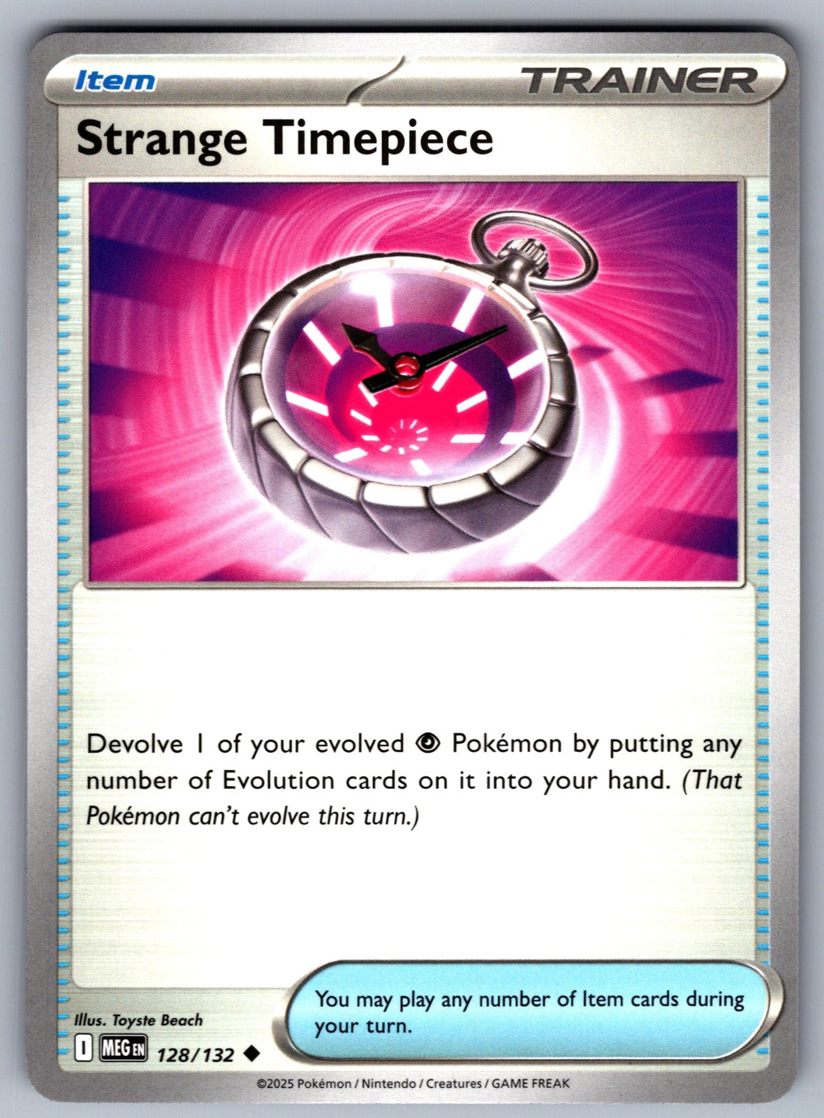 Strange Timepiece Uncommon ME01: Mega Evolution 128/132 NM 2025