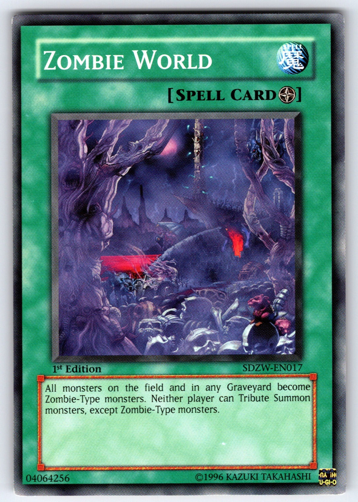 Zombie World 1st Edition Common Structure Deck: Zombie World SDZW-EN017 LP 2008