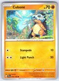 Cubone Common SV09: Journey Together 076/159 NM 2025