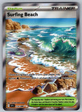 Surfing Beach Holo Ultra Rare ME04: Chaos Rising 114/086 NM 2026
