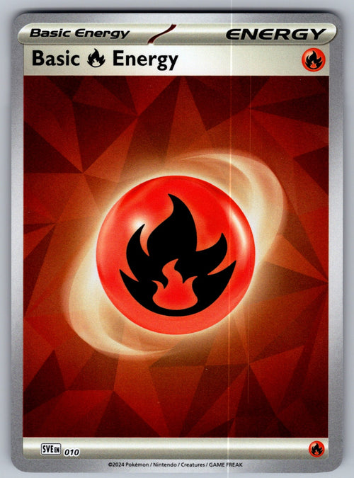 Basic Fire Energy - Holo Common SVE: Scarlet & Violet Energies 010 NM 2023