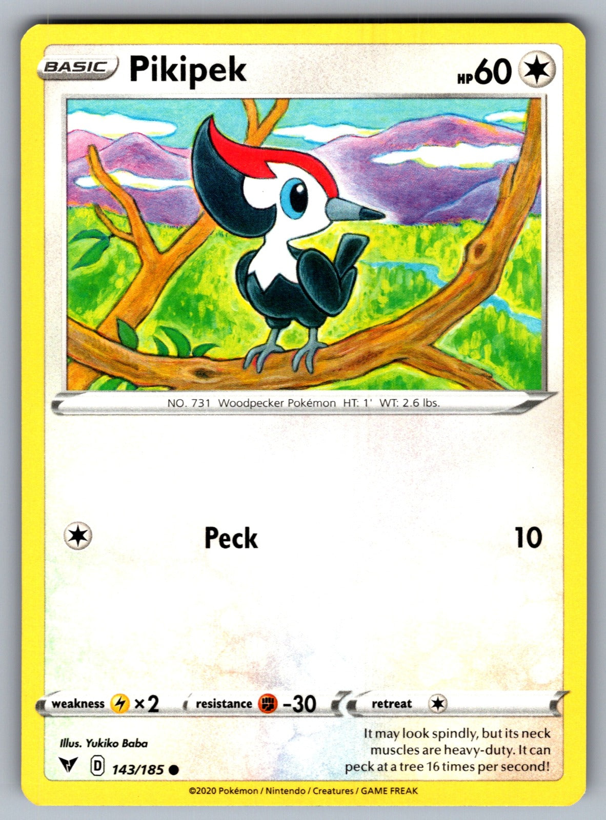 Pikipek Common SWSH04: Vivid Voltage 143/185 NM 2020