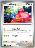 Lickitung Common SV05: Temporal Forces 124/162 NM 2024