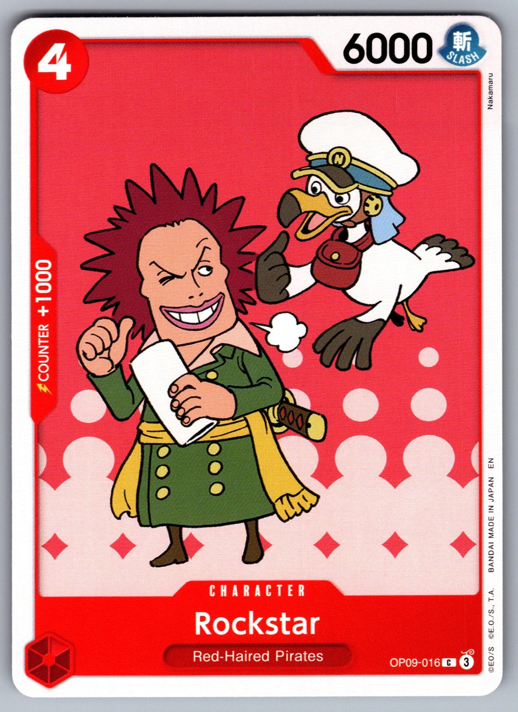 Rockstar C Emperors in the New World OP09-016 NM 2024