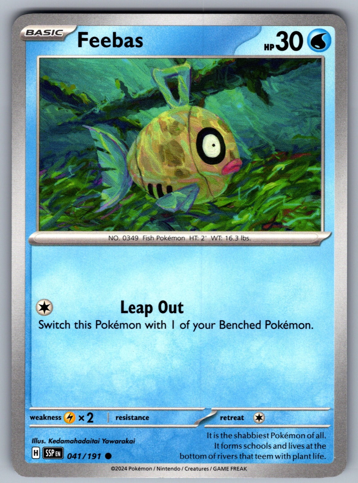 Feebas Common SV08: Surging Sparks 041/191 NM 2024