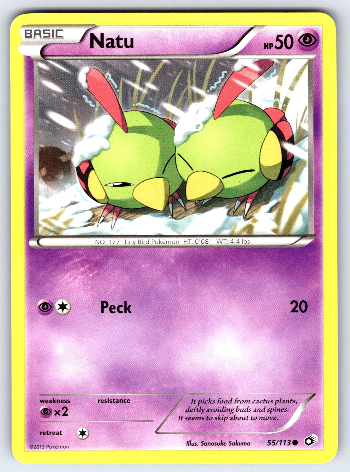 Natu Common Legendary Treasures 55/113 LP 2013